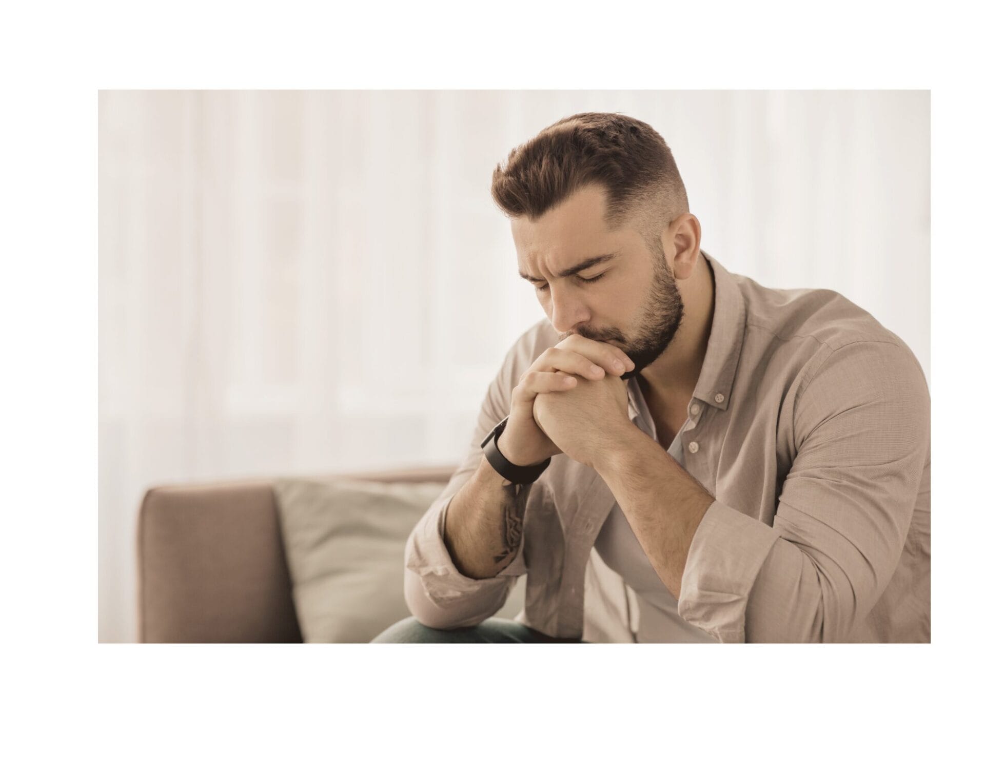 South Asian male depressed